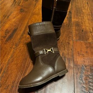 Janie and Jack THE LEATHER RIDING BOOT size 7